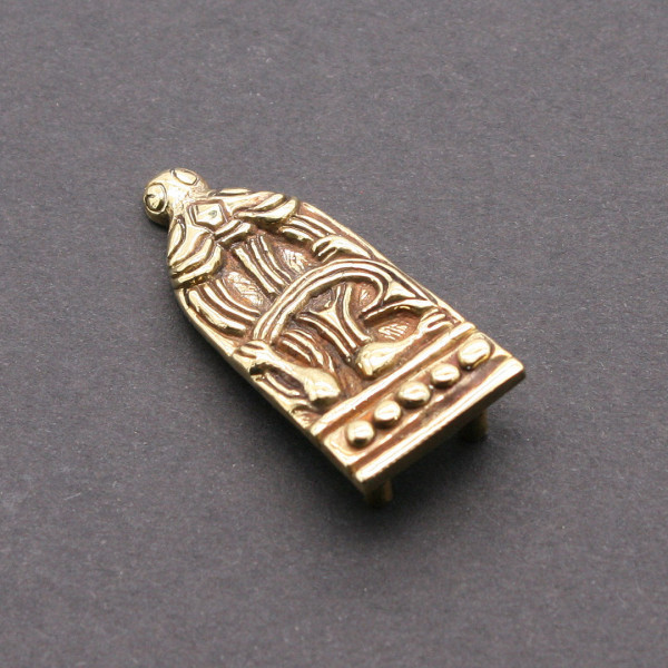 Wikinger Riemenendbeschlag Gotland 3600