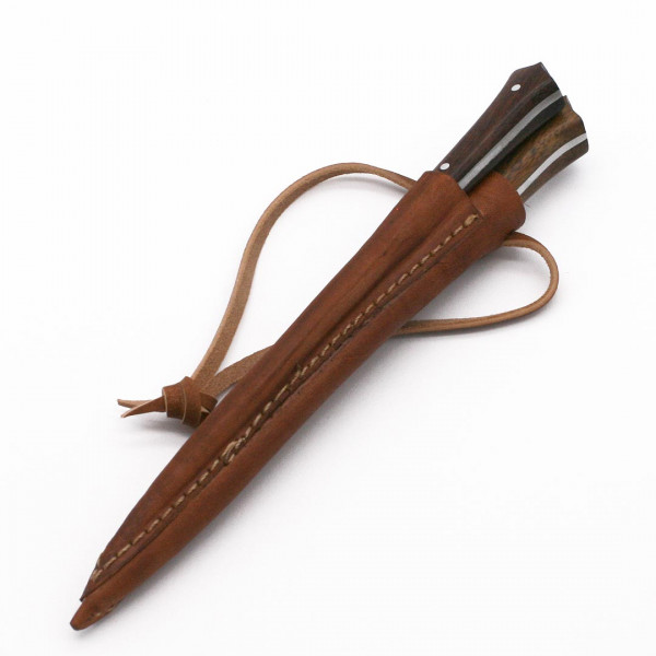 Mittelalter Messer Pfriem Set klein Holzgriffe 3684