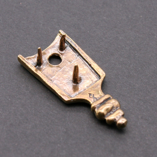 Rückseite Riemenende 3744