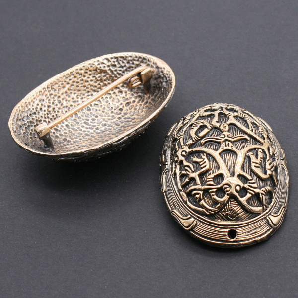 Wikinger Schildkrötfibeln Birka 0892