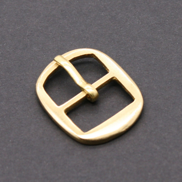 Kleine Messingschliesse oval 3715