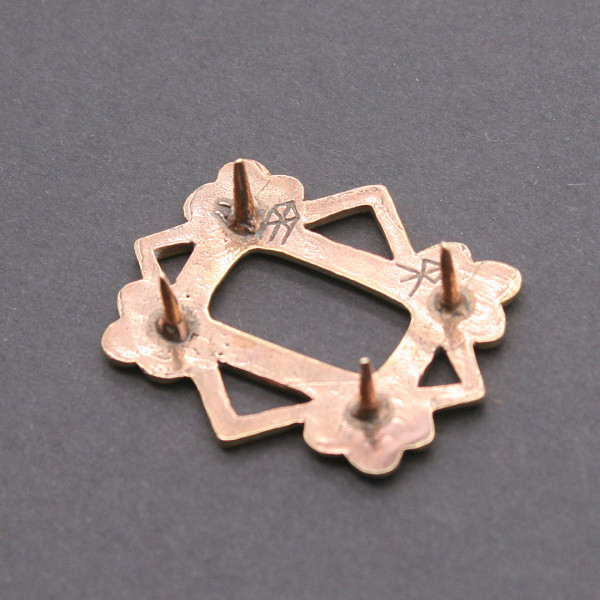 Rückseite Taschenbeschlag 3867