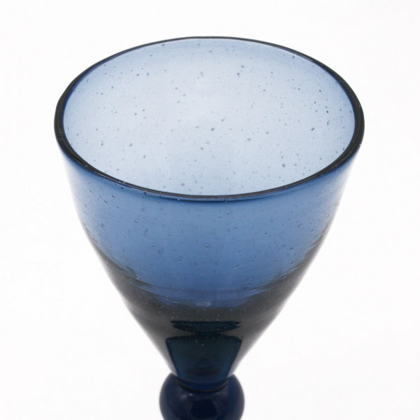 Blaues Weinglas 18 Jahrhundert 3690