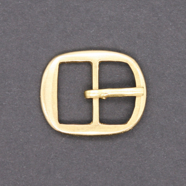 Ovale Messingschnalle klein 3715