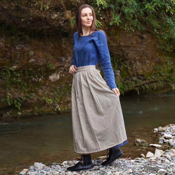 Leinen Arbeitsschürze Mittelalter 3741