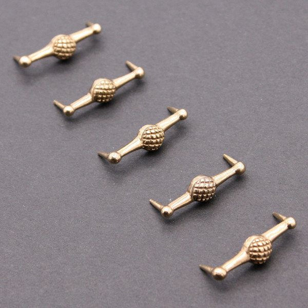 Hochmittelalter Bortenstrecker Zierbeschlag 3773