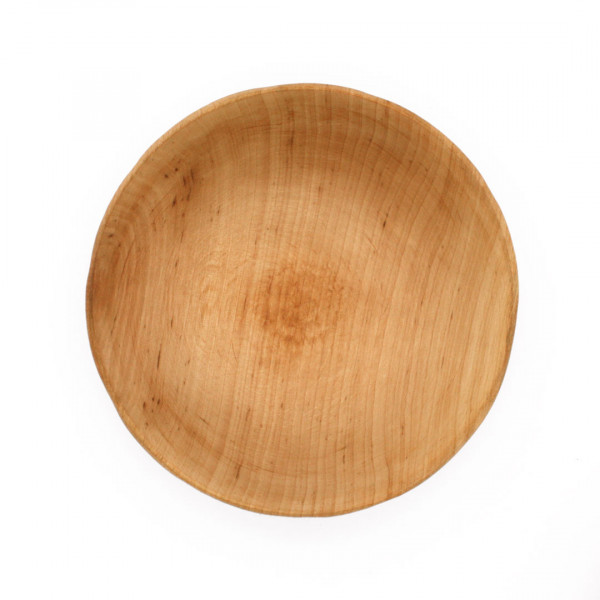 Erlenholz Essschuessel Mittelalter 18cm 3806