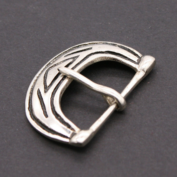 Normannen Riemenschliesse versilbert 1202s