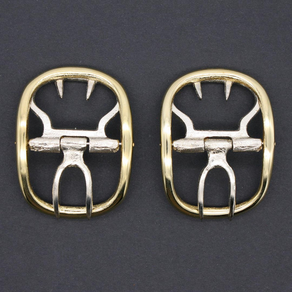 Messing Schuhschnallen 18 Jahrhundert 1886