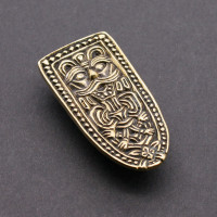 Wikinger Riemenendbeschlag Norwegen 3757 Wikinger Riemenendbeschlag Norwegen 3757