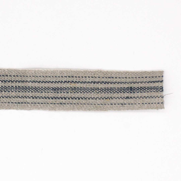 Leinenband natur dunkelblau 30mm 3893