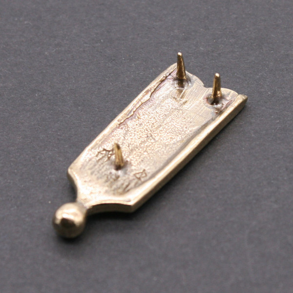 Rückseite Gürtelendbeschlag 3881