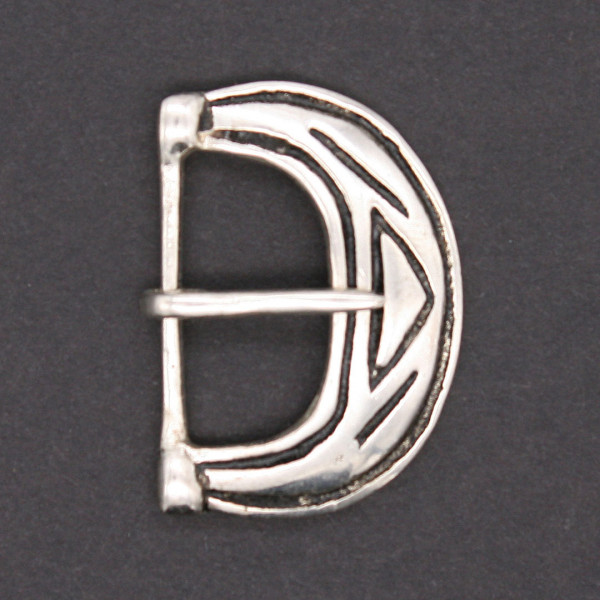 Gürtelschnalle Normannen versilbert 1202s