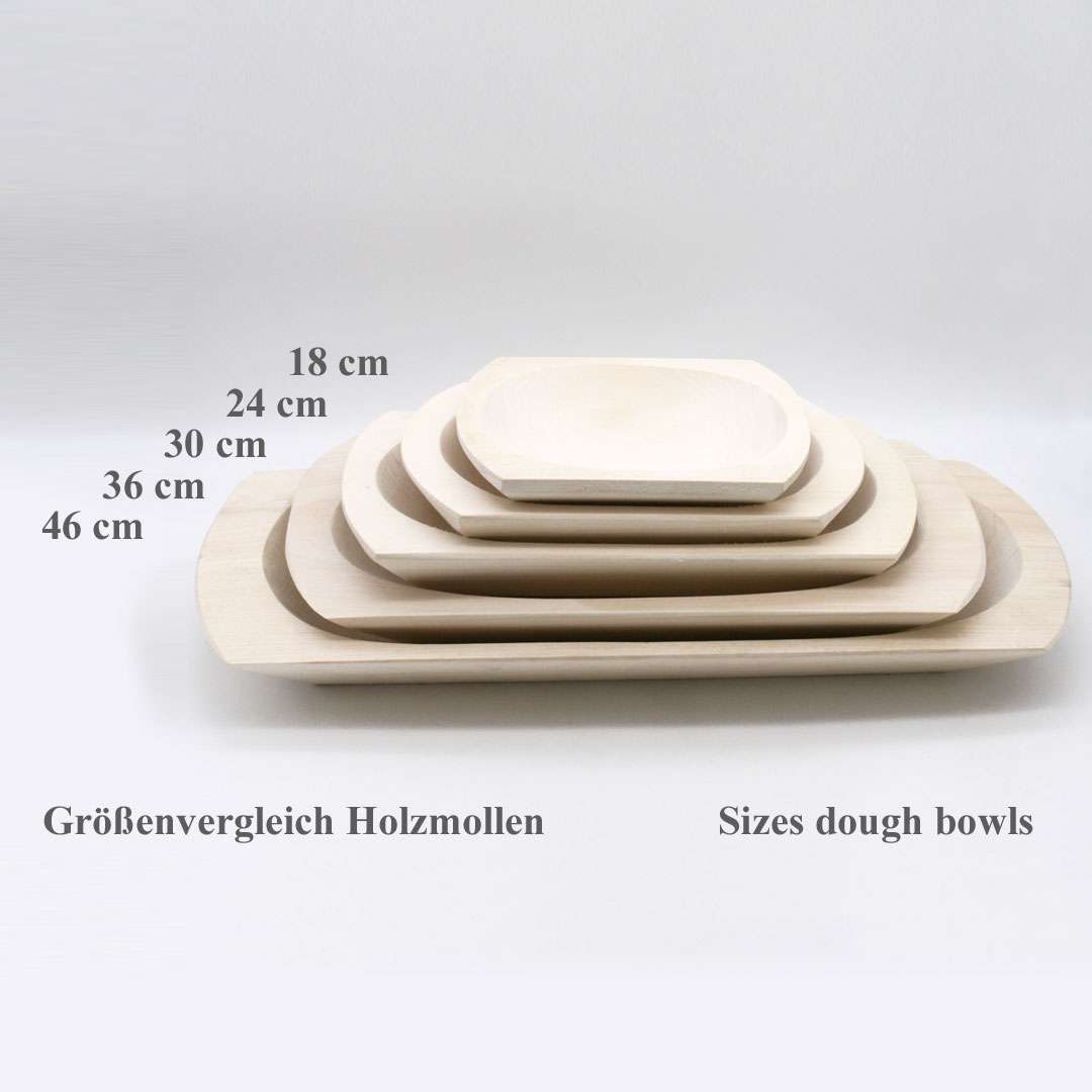 Für die Lagerküche - kleine Molle / Teigschüssel aus Holz