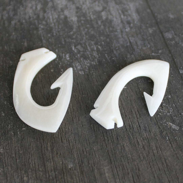 Großer Knochen Angelhaken 0675