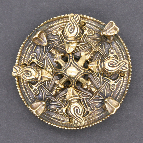 Wikinger Scheibenfibel Tierfiguren 3875
