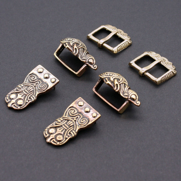 Knieriemen Garnitur Karolinger Dänemark 3823