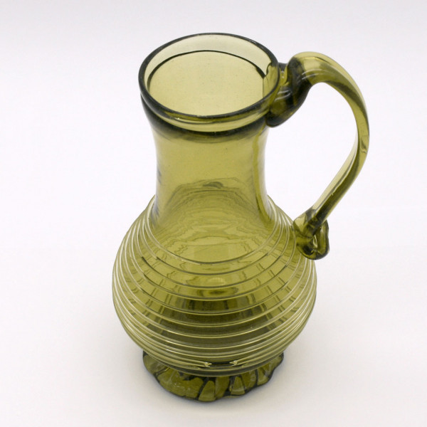 Glaskaraffe Henkelkrug 16 Jahrhundert 3845