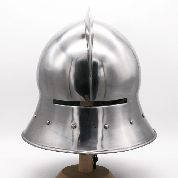 Später Eisenhutschaller Helm Mittelalter 1848