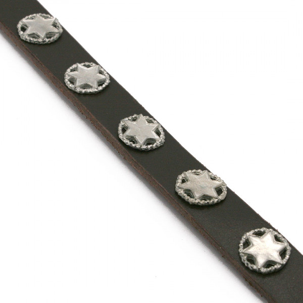 Mittelalter Zinn Gürtelbeschlag Stern 0630