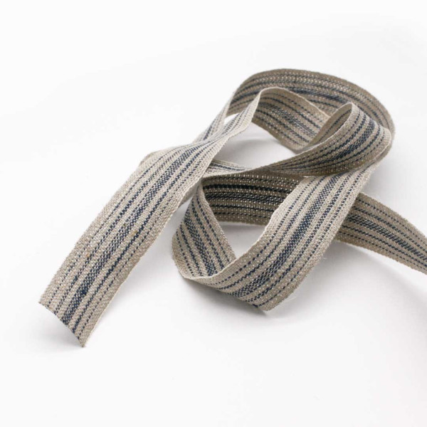 Leinenband gestreift 30mm 3893
