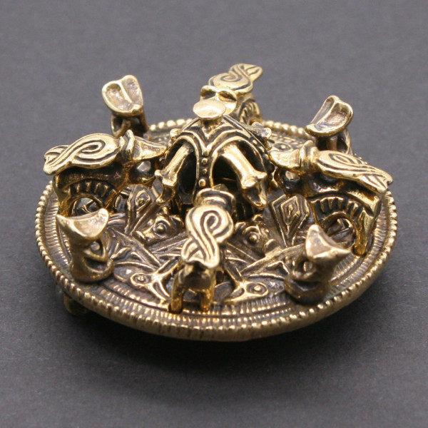 Prunk Scheibenfibel Gnezdovo 3875