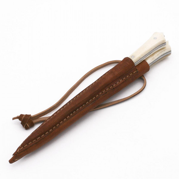 Mittelalter Messer Pfriem Set klein Beingriffe 3683