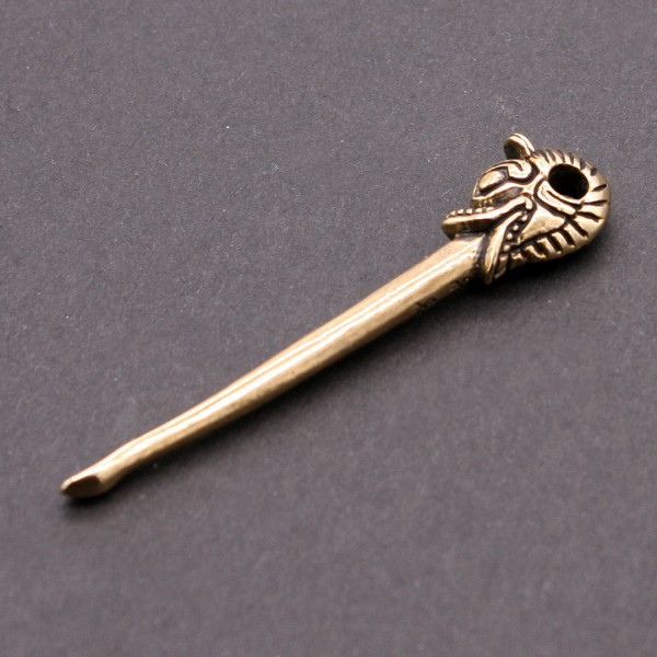 Wikinger Ohrlöffel Tierkopf Design 3761