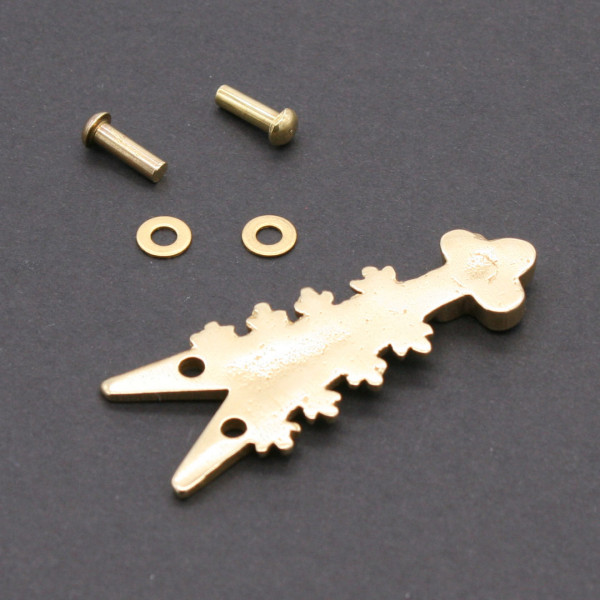 Rückseite Gürtelendbeschlag 3731