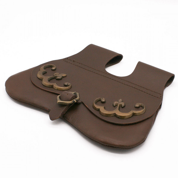 Spätmittelalter Gürteltasche braun 3804