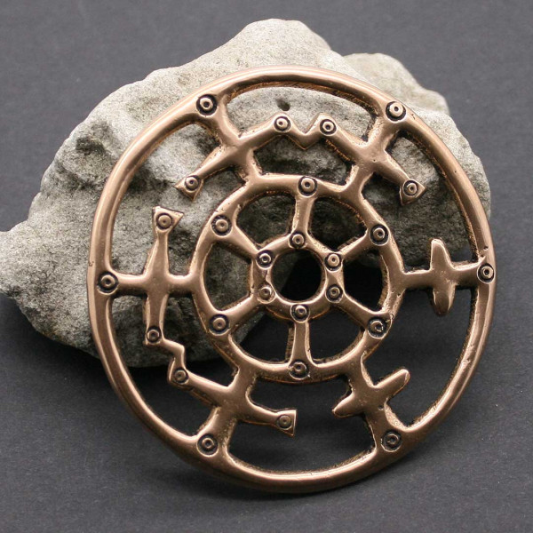 Merowinger Zierscheibe Amulett 0417