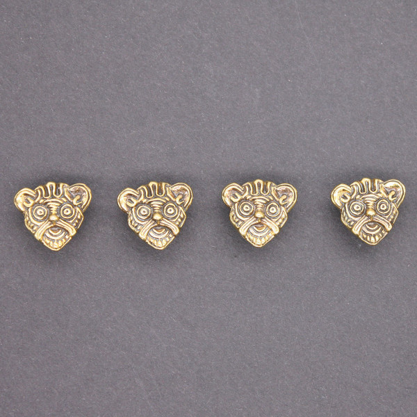 Wikinger Zierbeschlag Tierkopf 3775