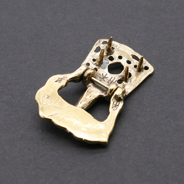 Rückseite Wikinger Gürtelschnalle 3251