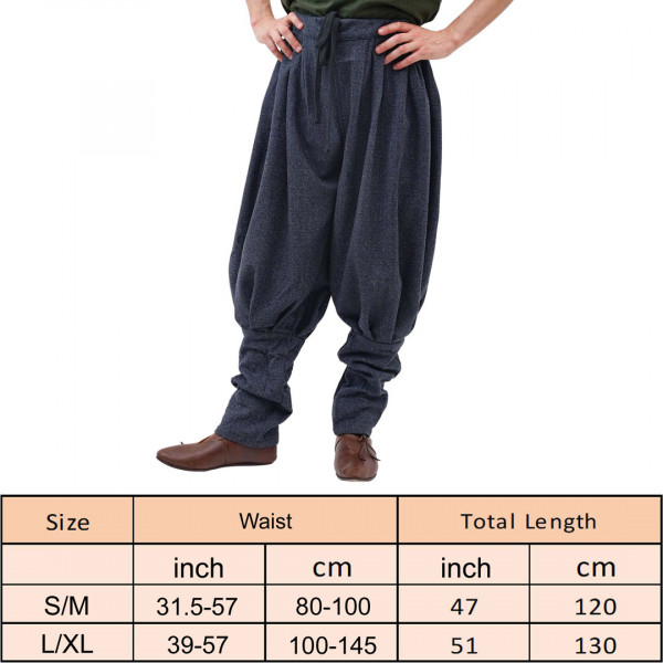 Größentabelle Wikinger Pumphose 3708