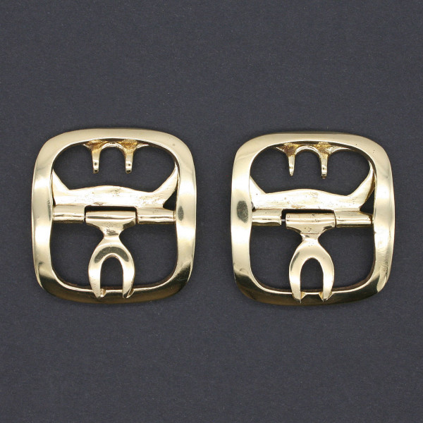 Schuhschnallen 18 Jahrhundert Messing 0759s