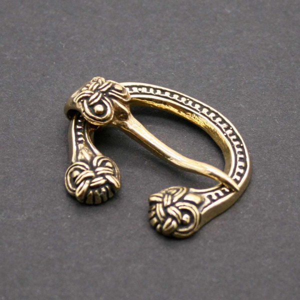 Wikinger Ringfibel Vogelköpfe 3018