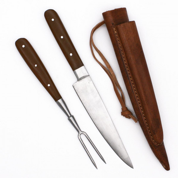 Essbesteck 17 18 Jahrhundert Holzgriff 3672