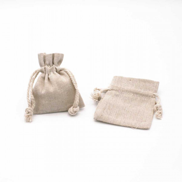 Stoffsäckchen Halbleinen 8x10cm