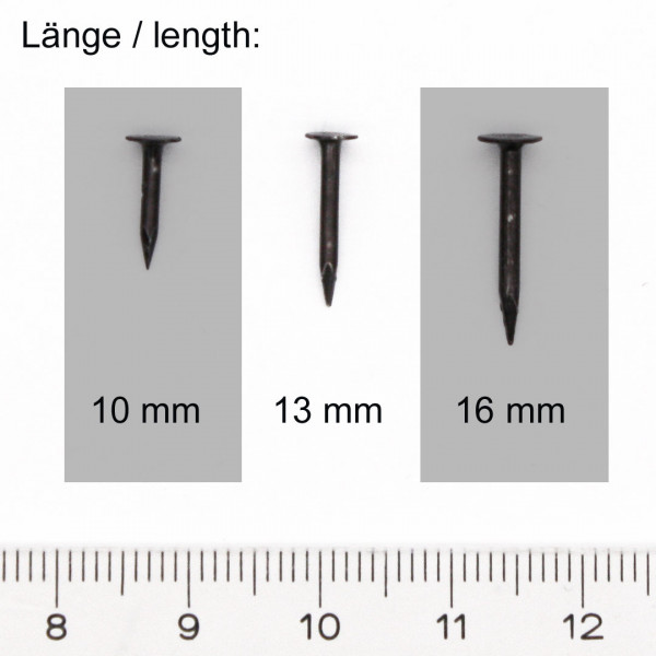Kammzwecken 13mm Groessenbeispiel 1378