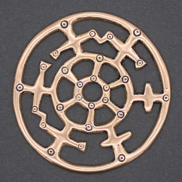 Scheibenamulett Alamannen 0417