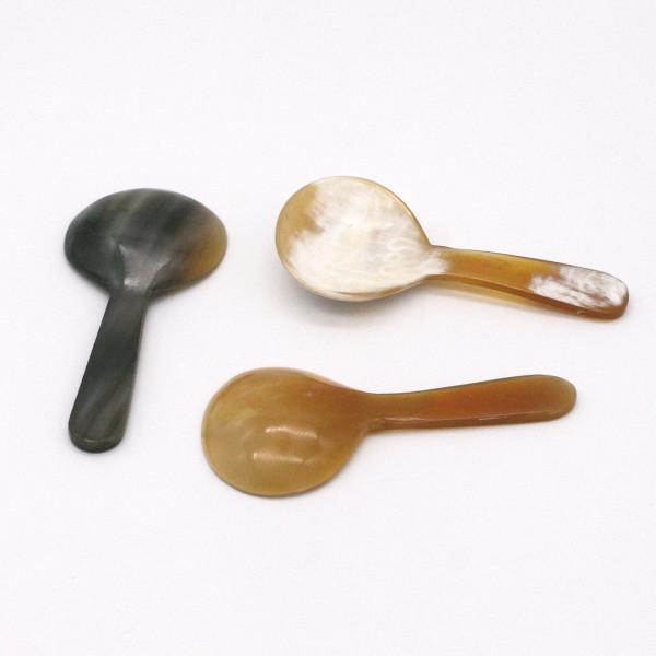 Hornlöffel runde Form kurz 3863