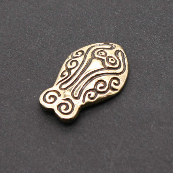 Gürtelendbeschlag Wikinger Gotland 3580
