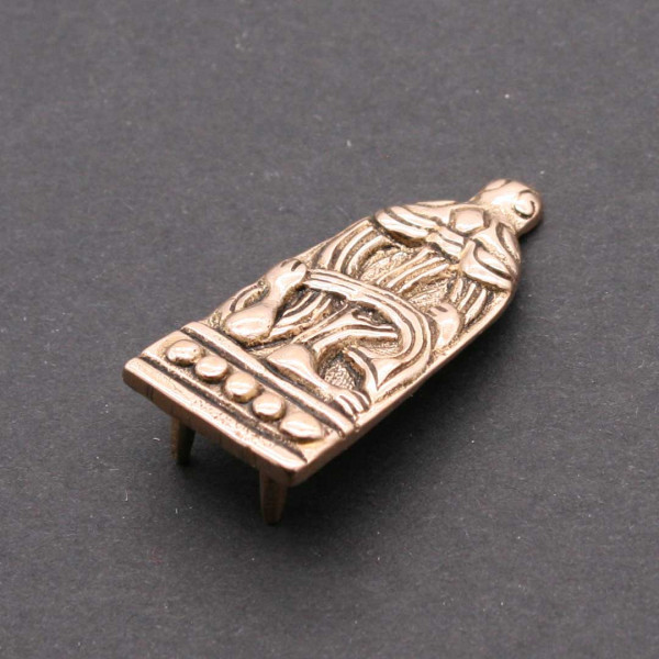 Wikinger Riemenendbeschlag Gotland 1800b