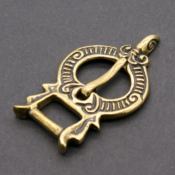 Wikinger Gürtelschnalle Gotland Finnland 3055