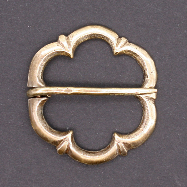 Sechspass Fürspan Brosche Hochmittelalter 3801