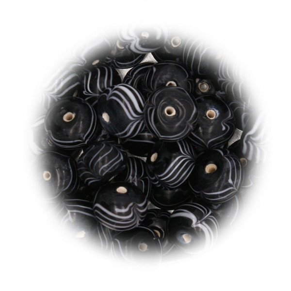 Frühmittelalter Glasperle 1285