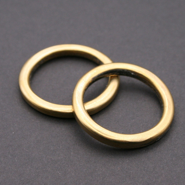 40mm Messingring einfach 3837