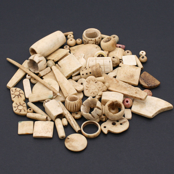 Knochen Bastelperlen 250g 0808