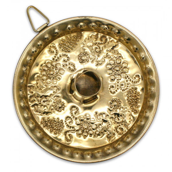 Kerzenhalter 18 Jahrhundert Messingblech 3342