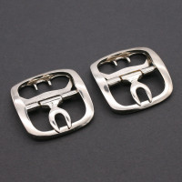 Schuhschnallen versibert 18 Jahrhundert 0759s Schuhschnallen versibert 18 Jahrhundert 0759s